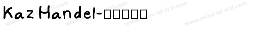 Kaz Handel字体转换